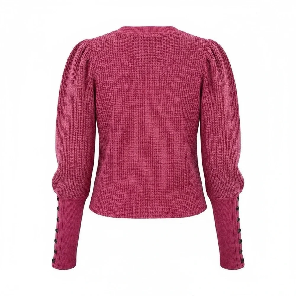 Free People Pink Long Sleeve Top - Picture 2 of 8